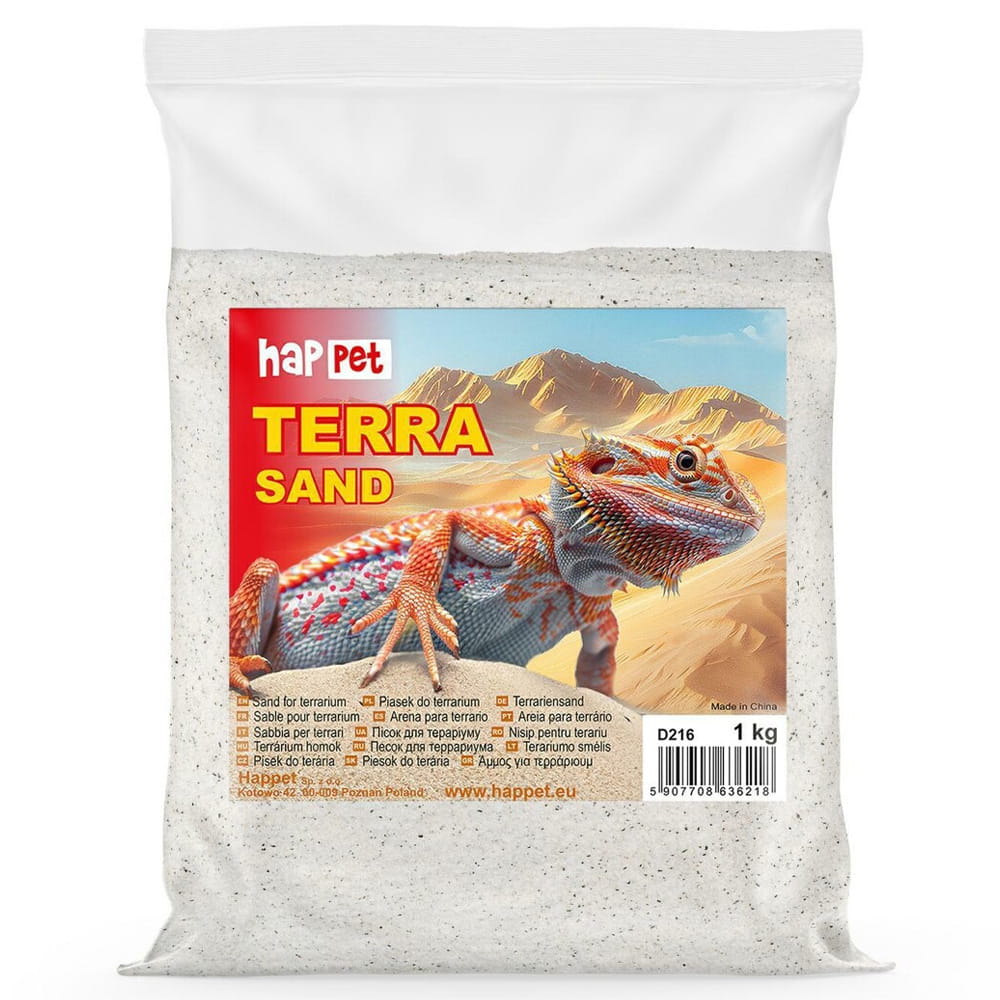 Happet Piasek do terrarium czysty kremowy 1kg